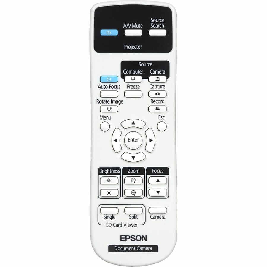 Epson DC-21 Document Camera 1080P USB VGA HDMI 2MP 30FPS 12X Optical 10X DIG